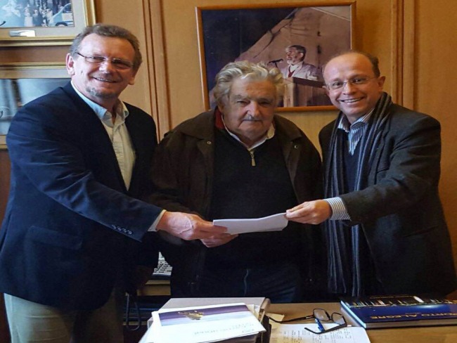  Ex-presidente do Uruguai, Pepe Mujica, vem a Bagé em novembro