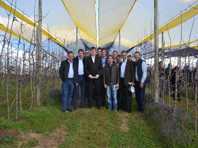 Ministro da Agricultura e deputado Afonso Hamm conhecem projeto Moscasul em Vacaria