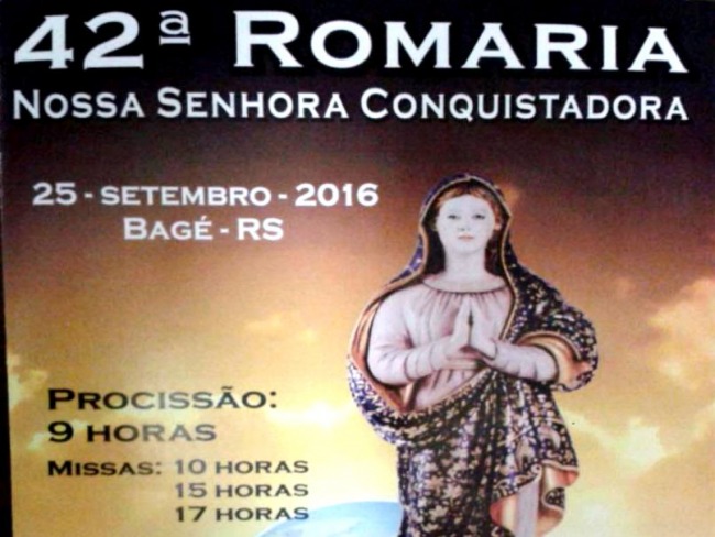 Novena de Nossa Senhora Conquistadora inicia dia 15 de setembro