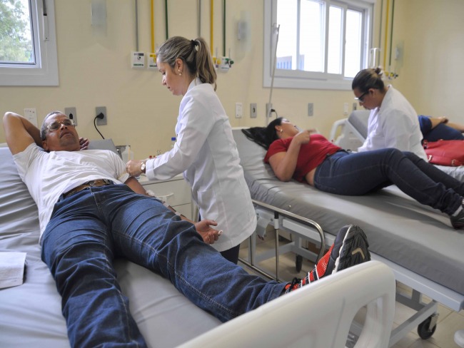 Doao de sangue mensal inicia com aumento do nmero de doadores em Bag