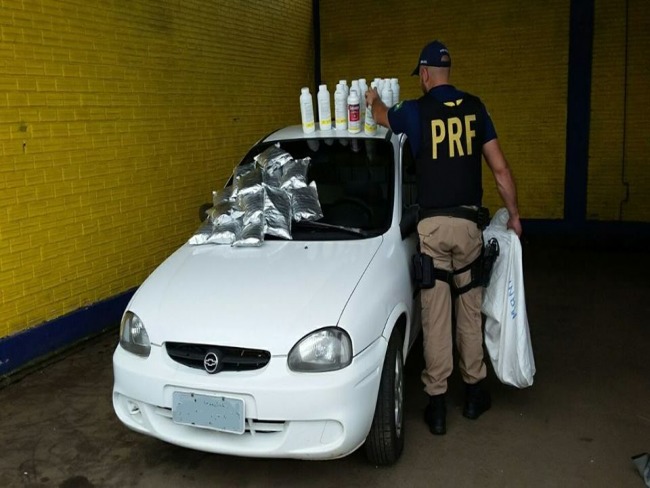 Polícia Rodoviária Federal apreende 33 kg de agrotóxicos em Santana do Livramento