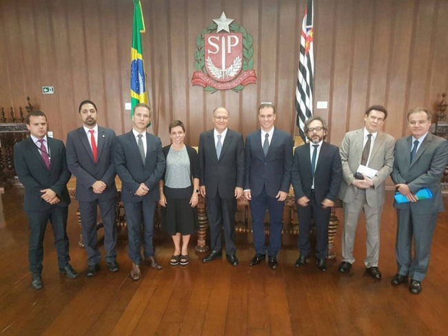 Prefeito de Bagé tem audiência com governador de São Paulo
