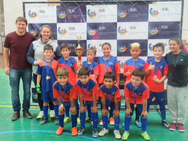 Equipe TP  campe da Copa Sejel de Futsal Sub-9