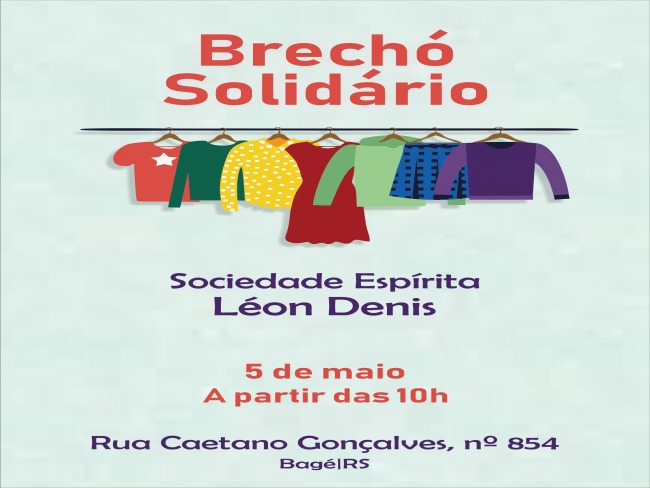 Sociedade Esprita Lon Denis promove brech solidrio em Bag
