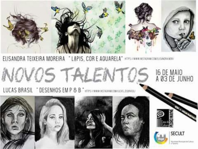 Casa de Cultura apresenta mostra de desenho Novos Talentos 