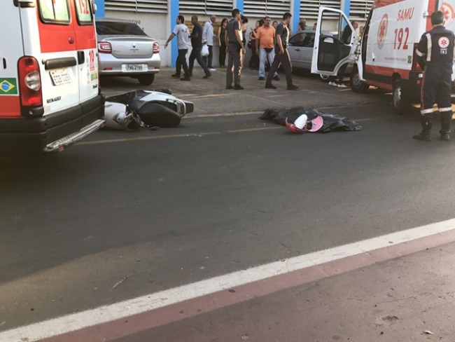 Mais um acidente entre nibus e Moto em Catanduva, deixa outra vitima fatal.