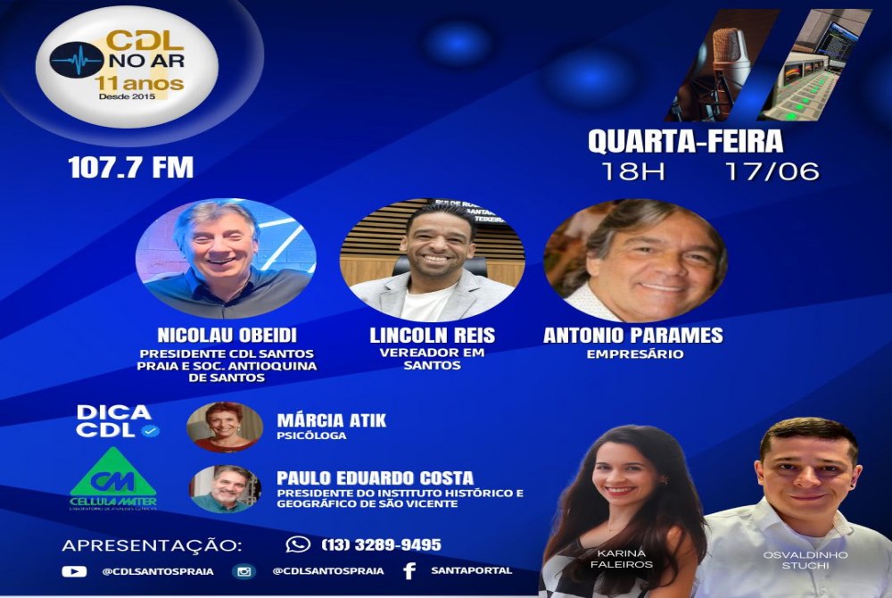 CONVIDADOS DO PROGRAMA 