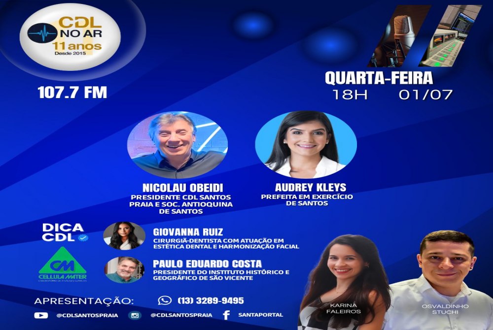 CDL NO AR DE HOJE! CDL NO AR DE HOJE!