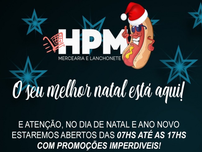 HPM Mercearia e Lanchonete traz para voc o seu melhor Natal.