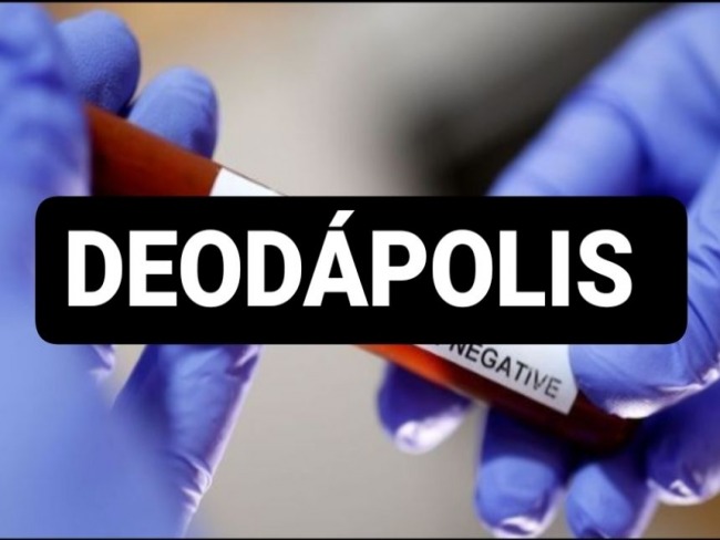 DEODPOLIS: 3 caso confirmado de Covid-19 e Sade monitora 48 pessoas