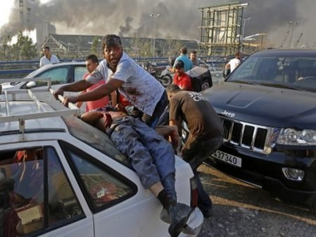 Chega a 200 o nmero de mortes confirmadas por exploso no Lbano