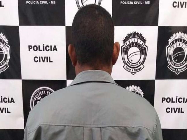 Homem que matou vizinho cego a facadas em Ladrio  preso em Trs Lagoas