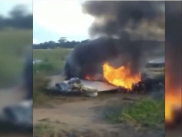 Trs pessoas morrem carbonizadas aps queda de avio no Par