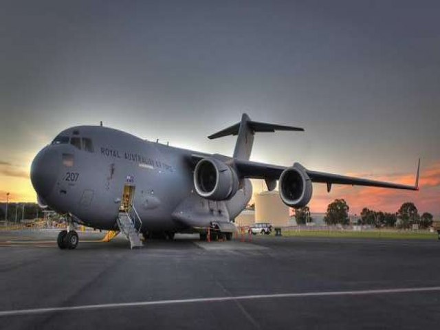 Campo Grande recebe maior avio de sua histria, semelhante ao de resgate no Afeganisto