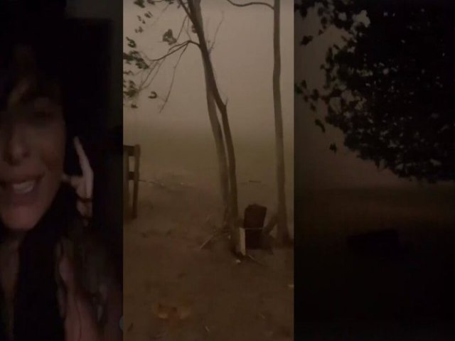 VDEO: Elenco de Pantanal viveu momentos de terror durante tempestade de areia em MS