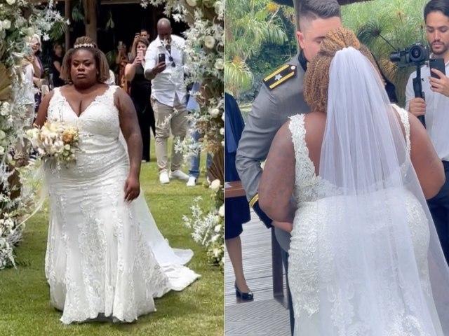 Jojo Todynho se casa com militar no Rio após 5 meses de namoro; fotos