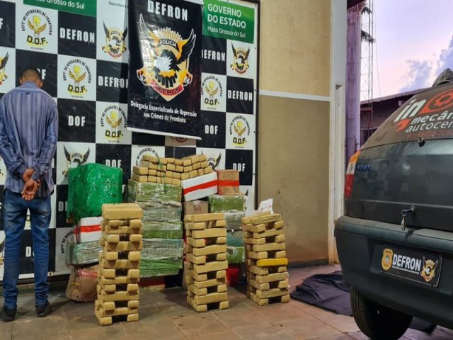 Polcia impede que meia tonelada de maconha chegue a Campo Grande