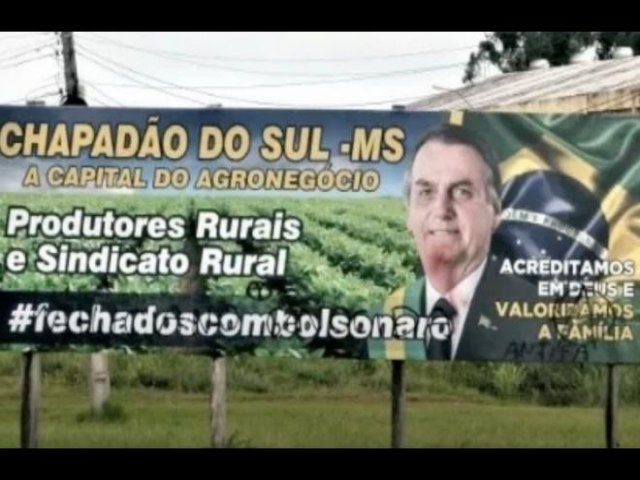Ministro que proibiu manifestaes no Lollapalooza negou retirada de outdoors pr-Bolsonaro em MS
