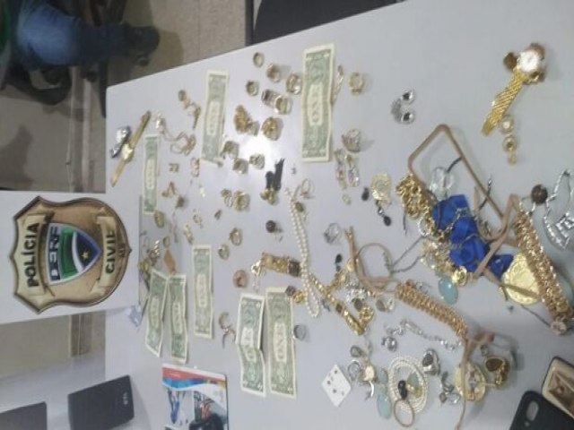 Polícia Civil recupera mais de R$ 250 mil em joias e prende bandidos em MS