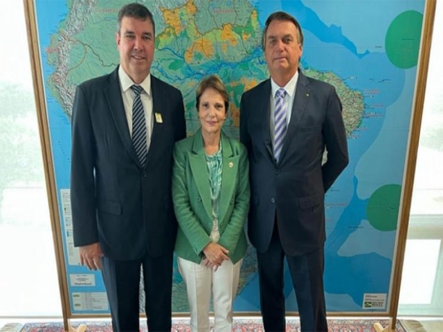 Bolsonaro vem à Campo Grande para apoiar Riedel e Tereza