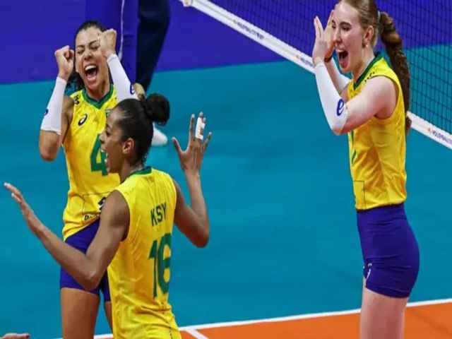 Vlei feminino: Brasil d show no bloqueio e derrota a Srvia por 3 a 0 na Liga das Naes