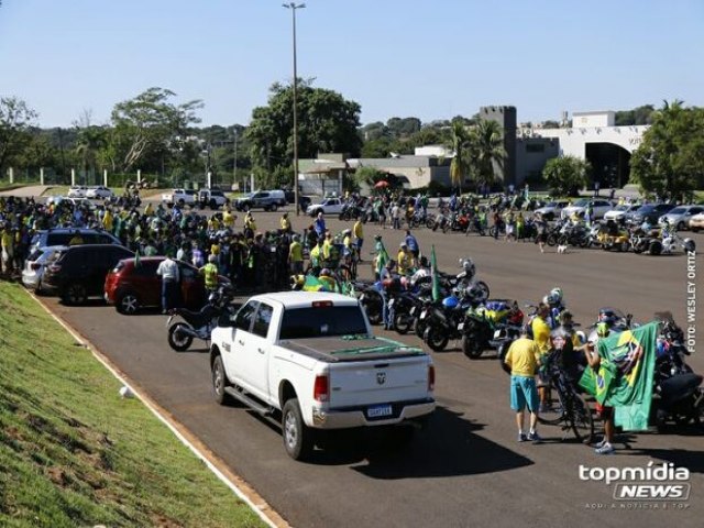 Motociata para Bolsonaro vai percorrer 15km de Campo Grande