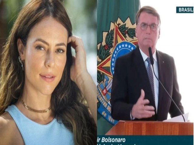 Paolla Oliveira critica Bolsonaro aps ataques s urnas eletrnicas