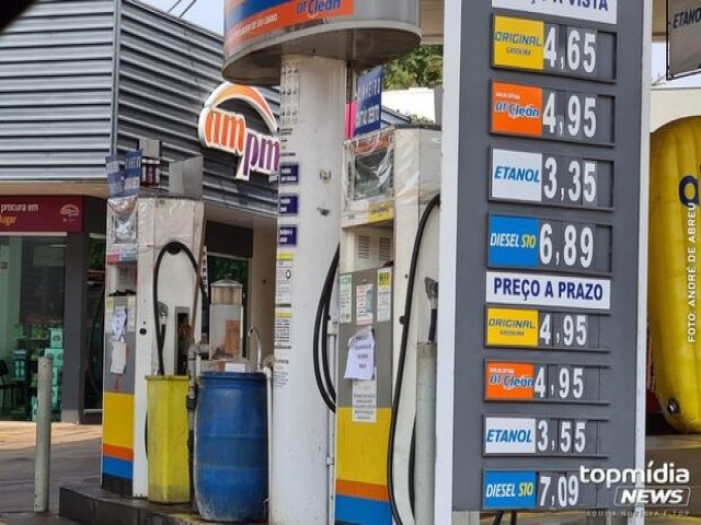 Com reduo da Petrobras, diesel pode chegar a R$ 6,31 em Campo Grande