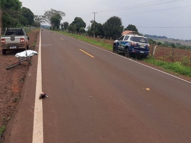 Professor morre atropelado em rodovia de Mato Grosso do Sul