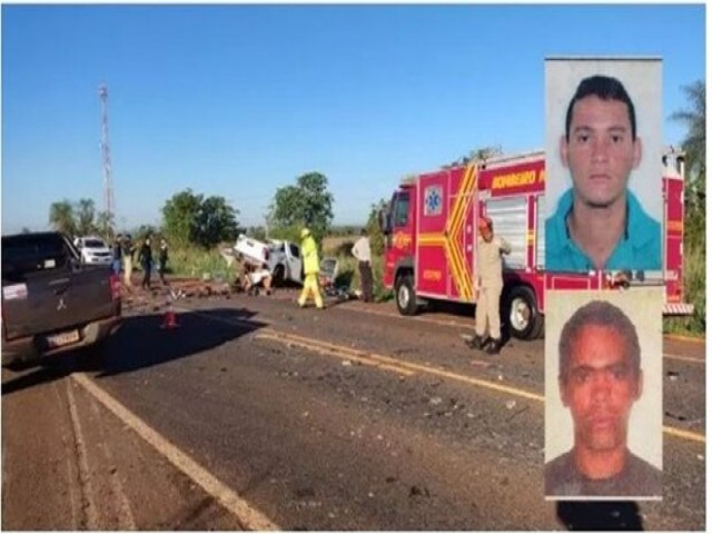 Polcia identifica mortos em acidente com caminhonete e nibus em MS