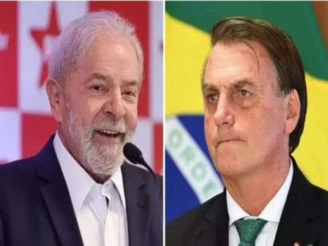 Pesquisa Ipespe mostra Lula com 50% e Bolsonaro 44%