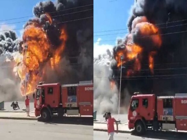 Loja da Havan em Vitria da Conquista, na Bahia, sofre incndio de grandes propores