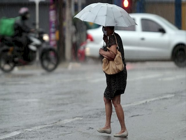 Sbado tem previso de chuva em diferentes regies do Estado