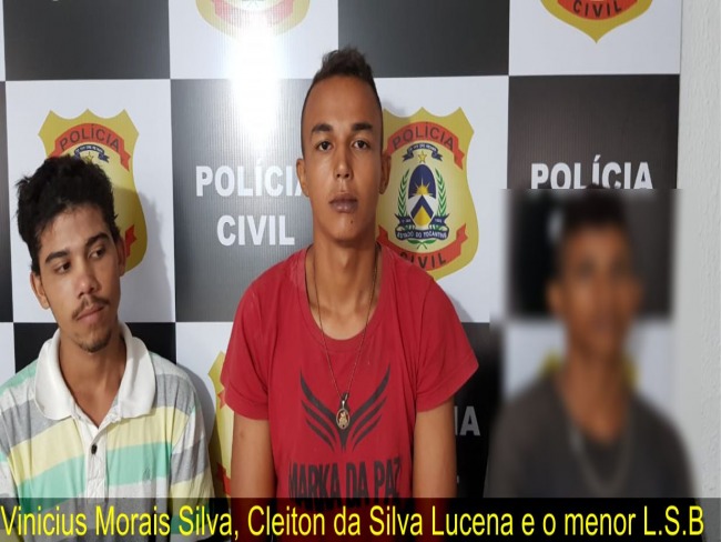 Trio que Matou Comerciante  Preso Pela Polcia Civil e Adolescente Conta Detalhes de Como Assassinou Jos Gonalo