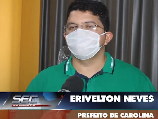 PREFEITO DR ERIVELTON CONVOCA CAROLINENSES A MANTER AO MXIMO O ISOLAMENTO SOCIAL