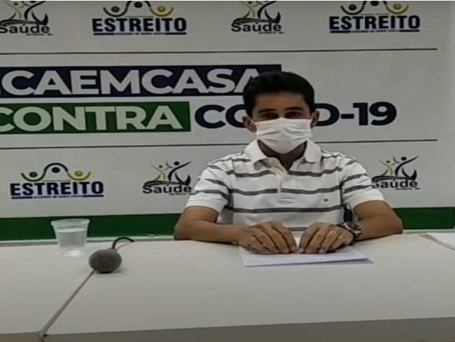 PREFEITO CICIN ANUNCIA MEDIDAS DURAS E PEDE APOIO DA POPULAO DE ESTREITO-MA CONTRA A COVID-19