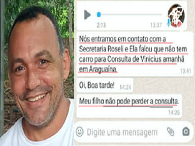 EM NAZAR, SECRETARIA DO PREFEITO CLAYTON PAULO NEGA TRANSPORTE A GAROTO DE 6 ANOS DOENTE CRNICO