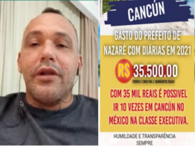 COM R$ 35,5 MIL S DE DIRIAS, PREFEITO CLAYTON PAULO EMBOLSOU EM 2021 DINHEIRO PBLICO SUFICIENTE PARA BANCAR 10 VIAGENS  PARADISACA CANCN NO MXICO