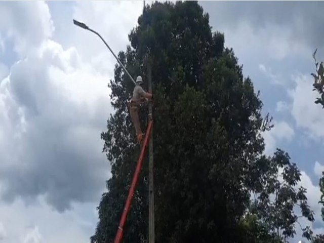 Prefeitura de Palmeirante do Tocantins inicia troca de lmpadas comuns por lmpadas de LED no municpio