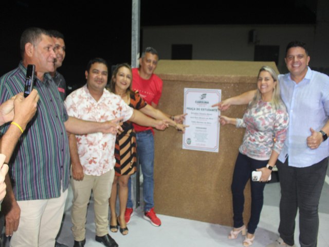 PREFEITURA DE CAROLINA ENTREGA PRAA DO ESTUDANTE COM NOVOS EQUIPAMENTOS PARA O LAZER E O TURISMO