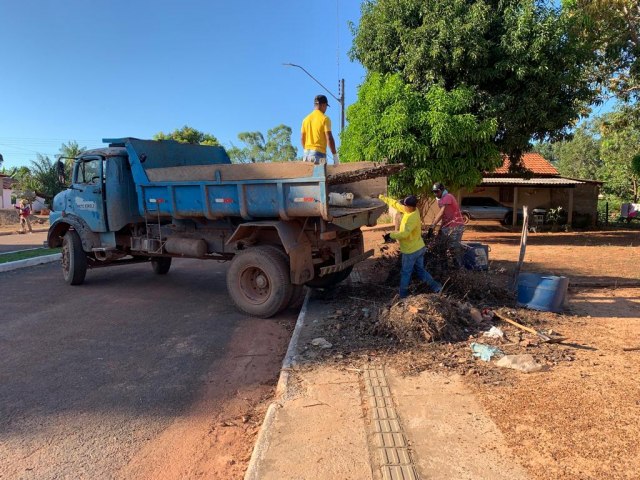 Prefeitura de Palmeirante segue realizando limpeza em diversas ruas na cidade  