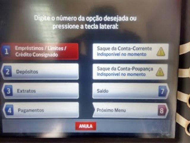 Agencia Bradesco, falta de dinheiro em caixas eletrnicos de Carolina gera transtorno para clientes durante o fim de Semana