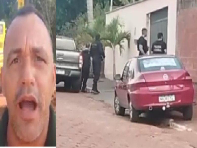 POLCIA FEDERAL AMANHECE NA CASA DO PREFEITO CLAYTON PAULO PARA CUMPRIR MANDATOS DE BUSCA E APREENSO POR SUSPEITA DE COMPRA DE VOTOS EM NAZAR