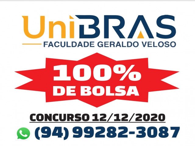Vestibular UniBRAS - Faculdade Geraldo Veloso está com inscrições