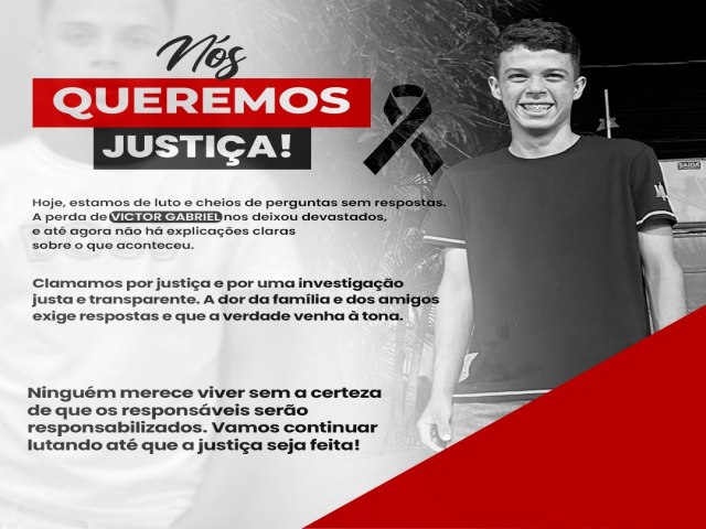 Parauapebas: Famlia pede justia por morte de jovem de 18 anos, mas o caso est envolto em mistrio