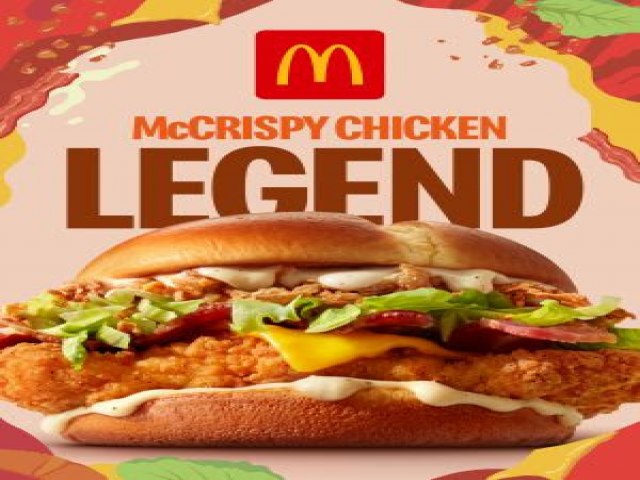 McDonald's apresenta novo McCrispy Chicken Legend