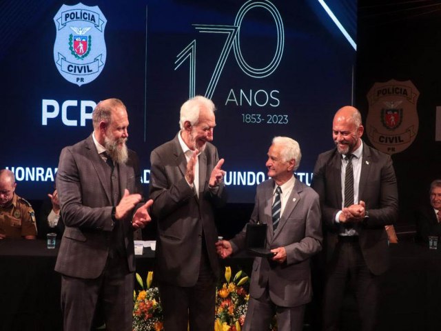 Governo comemora 170 anos da Polcia Civil do Paran com homenagens e reconhecimento
