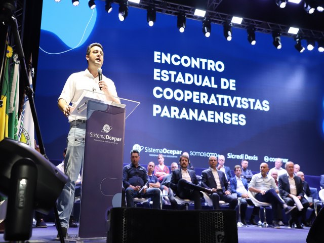 Governador destaca faturamento de R$ 202 bilhes das cooperativas do Paran em 2023