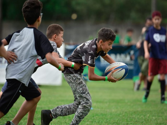 Campo da Secretaria do Esporte abrigar festival de rugby para crianas de escolas municipais