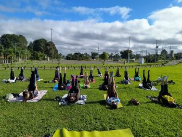 Yoga no Parque So Jos acontece no prximo sbado (06/07). Participe!